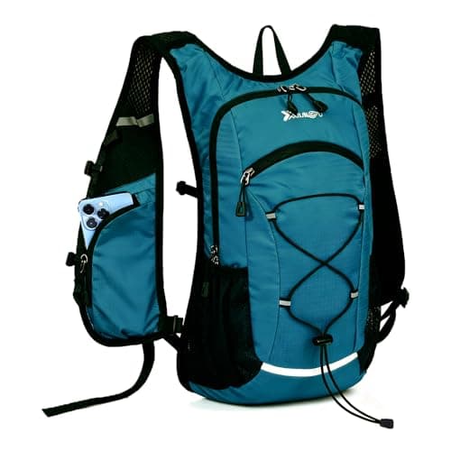 Asnewkit Ultra Lightweight Hiking Backpack,18L Waterproof Backpack,hiking rucksack for Women Men Outdoor Camping, Hiking,walking Backpack (Lake Blue)