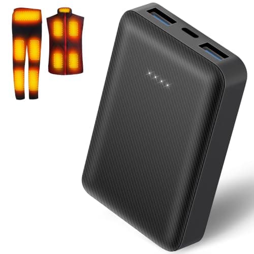 CYCYHEAT 10000mAh Power Bank for Heated Gilet Vest Jacket Pants Blanket