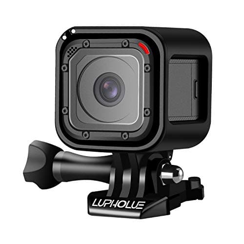 Lupholue Protective Housing Frame Cover Skeleton Case with Buckle & Thumb Screw Compatible with GoPro Hero 5/4 Session