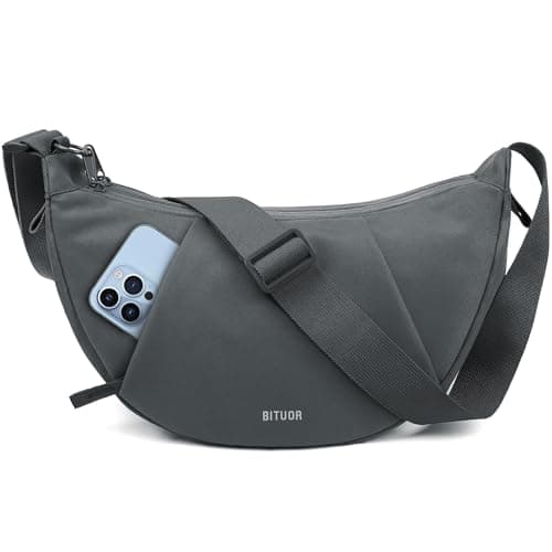 Crossbody Bag for Women Anti-theft Crescent Shoulder Bag Purse Hobo Bag