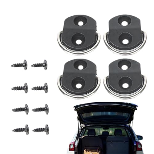 Eoixuqba Car Hook Fixing Points, Luggage Net Floor Hooks, Trunk Cargo Net Lashing Hooks, Vehicle Luggage Tag Net Hooks, Car Rear Trunk Clips, Mesh Replacement Hooks