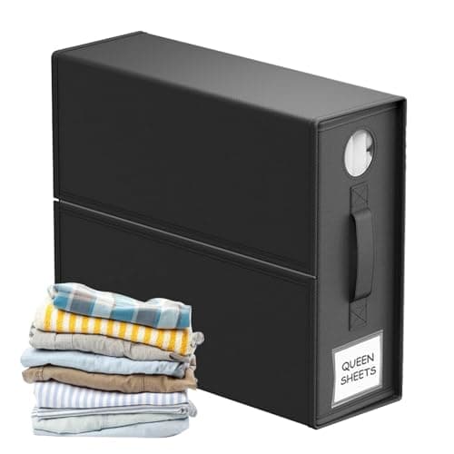 Linen Closet Storage Space Saving Organization Folder Holder
