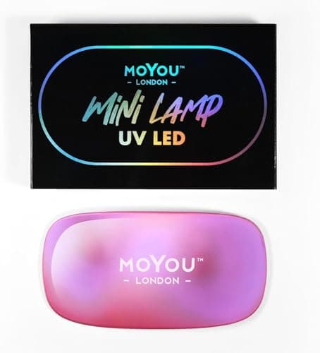 MOYOU LONDON LED & UV Light for Gel Nails - Portable 6W Curing Dryer Lamp