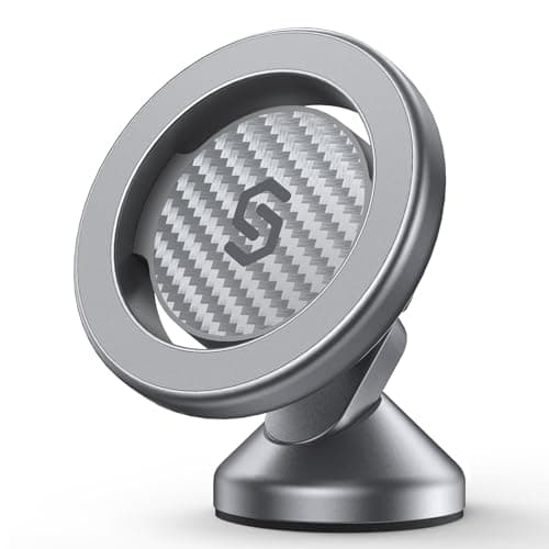SYNCWIRE MagSafe Car Mount, Adjustable Magnetic Phone Holder, Carbon Fiber