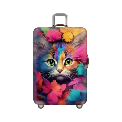 Elastic Luggage Cover, Protector Washable Suitcase Cover, High Elastic Spandex, Luggage Protector, Trolley Case covers, Dustproof Scratchproof Suitcase Protector for 18-21 Inches(S)