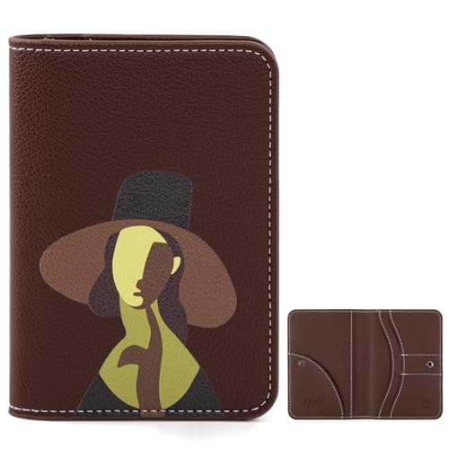 Lychii Slim Passport Holder RFID Blocking Travel Wallet - PU Leather Protector Case for Quick TSA Access, Secure Boarding Passes & ID Cards for Men Women International Travel