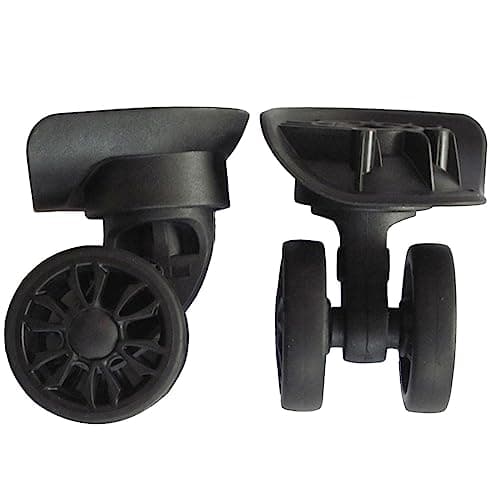 Hzoibyze 2Pcs A89 Luggage Replacement Wheels Silent Wheel for Suitcase Shopping Carts