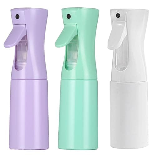 3-Piece Set 200ml Water Spray Bottle for Hair, Continuous Spray Bottle