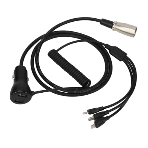 BONKZEBU 3 in 1 Wheelchair USB Charging Cable, Fast Charging Adapter Cord for Multiple Devices, with Universal Compatibility for Moto