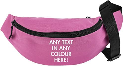Hippowarehouse Personalised Waist Pack Bum Bag Festival Accessory 38x14x8cm 2.5 litres