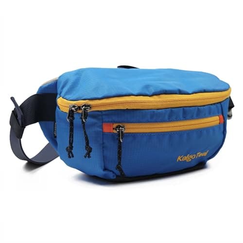 Ultralight Travel Bum Bag 2.5L, Large Water Resistant Waist Pack for Men & Women