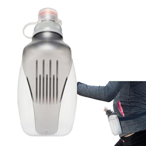 Shirene Running Water Bottle,250ml Leakproof Soft Bottle for Running Jogging and Cycling Ideal for Runnings Belts Hydration Belts or Vests Small and Portable The Perfect Companion for Outdoor Sports
