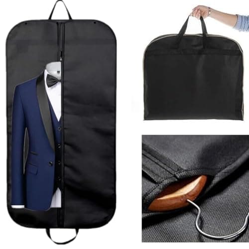 1 Pack Suit Bag for Men, Suit Cover Travel Carrier Bag with Handles