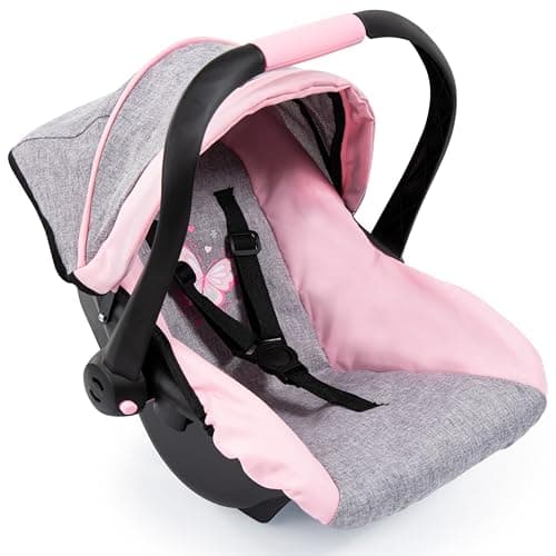 Bayer Deluxe Dolls Car Seat - Baby Doll Travel Car Seat, with Sun Canopy