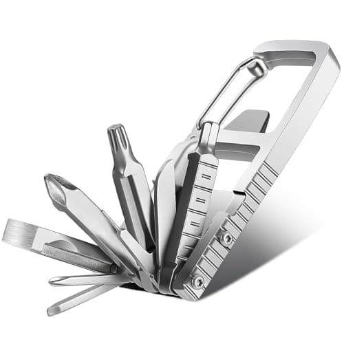 Uadme 12-in-1 Stainless Steel Multitool Keychain