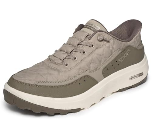 Skechers Men's Urban Explore Cozy Fit Slip-in, Taupe, 10 UK