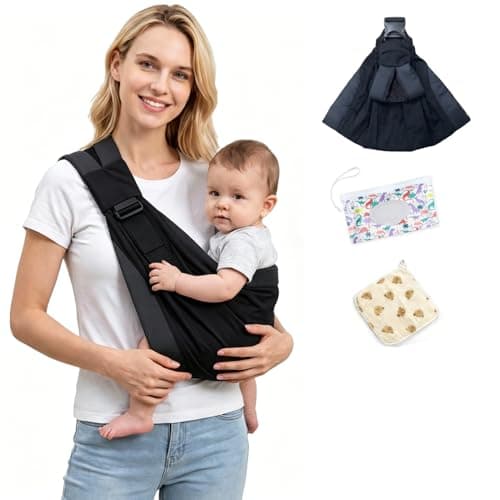Baby Carrier, Newborn to Toddler, Ergonomic Baby Carrier Lightweight