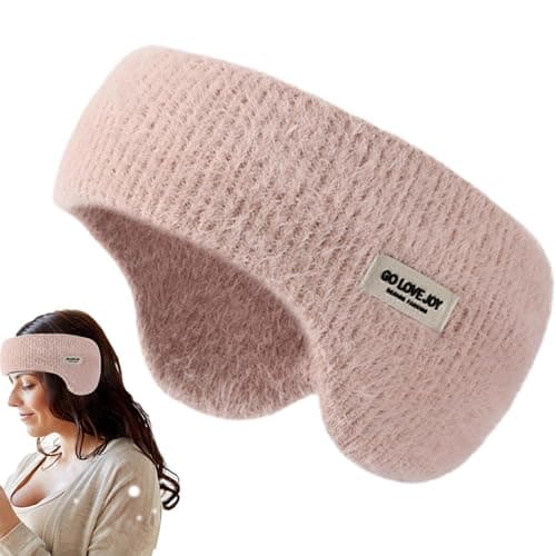 Soundproof Earmuffs Sleep, Noise Cancelling Ear Muffs, Sleeping Eye Soft, Noise Reduction Ear Muffs for Sleeping, Lightweight Ear Warmers Headband, Portable Ear Muffs Winter for Working, Napping