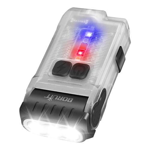 BORUIT V15 Small Powerful Torches LED Super Bright 1200 LM with Magnetic