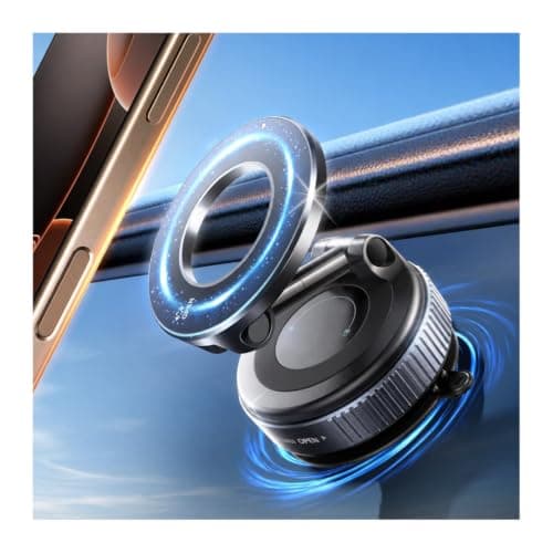 VILOKA Car Mount for MagSafe Magnetic Phone Holder 360° Rotation - Black