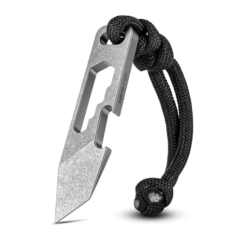 KEEPO LINK Titanium EDC Pry Bar with Bottle Opener & Wrench for Men, OLT08