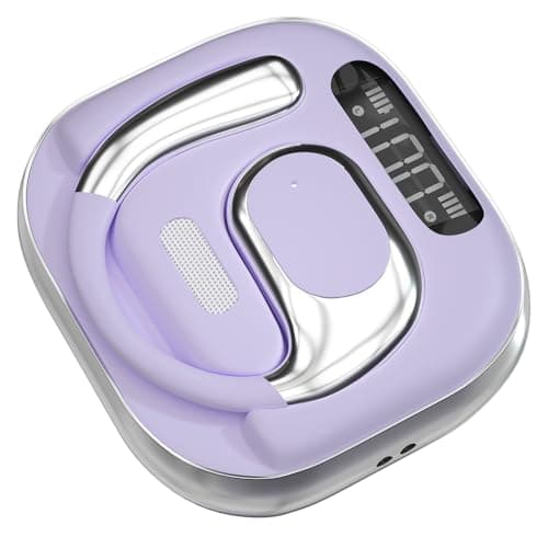 OWS AI Language Translator Earbuds Real Time, Supports 144 Languages, Earphone 3-in-1 Accents,Headphones Language Earbud Translators Bluetooth & APP for Travel, Business, and Learning(Purple)