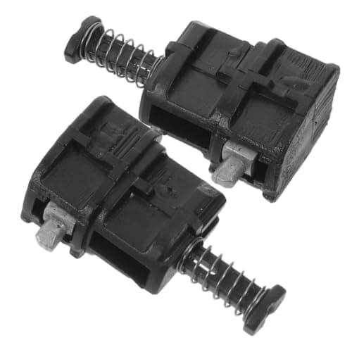 NUOBESTY 2pcs Luggage Handle Locking Clip Parts, PVC Metal Snap Connectors