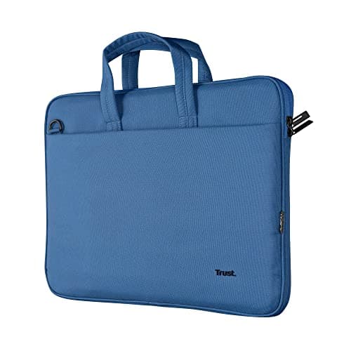 Trust Bologna Slim Laptop Bag 16 Inch with Shoulder Strap, Blue