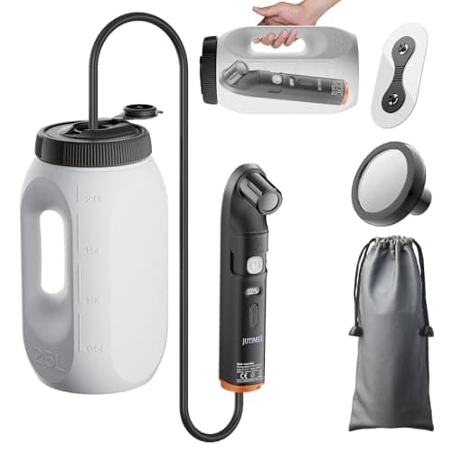 JUTIMER Portable Bidet for Travel, 2 Interchangeable Nozzles, 2 Modes.