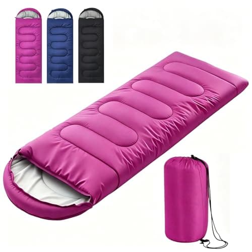 Sleeping Bag for Adults & Kids, 3-4 Season Sleeping Bags With Compact Bag