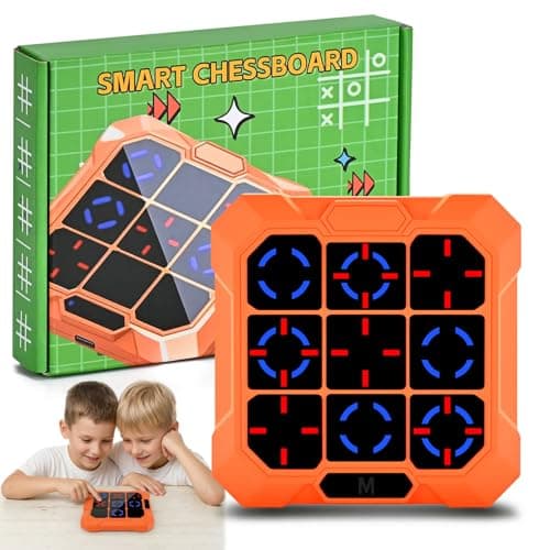 BlueSwan 6-in-1 Tic Tac Toe Game, Electronic Noughts and Crosses