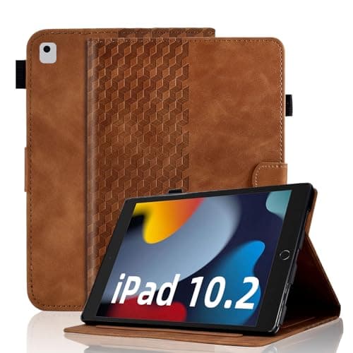 Leather Folio Case for iPad 7/8/9 10.2 & iPad Air 3