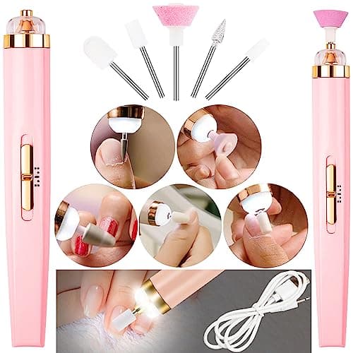 Rechargeable Electric Nail Drill 5-in-1 Manicure & Pedicure Nail Kit