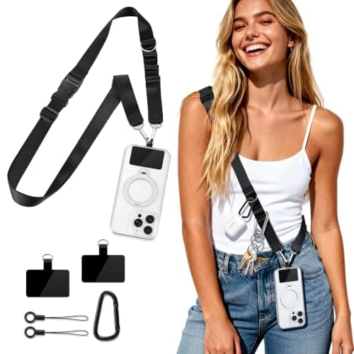 GMETINK Multifunctional Phone Lanyard, Cell Phone Universal Neck Strap
