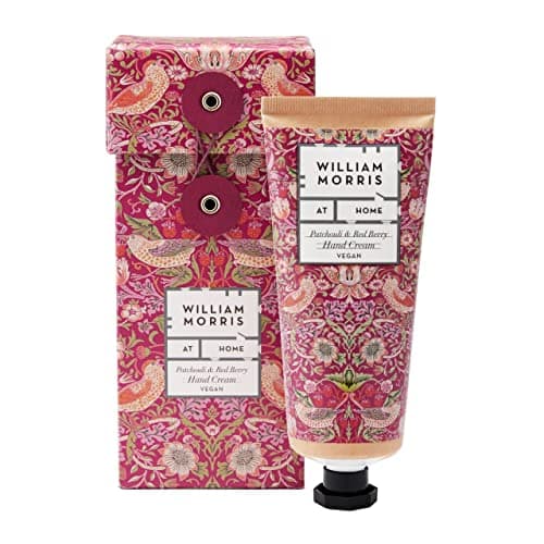 William Morris At Home Hand Cream 100ml, Patchouli & Red Berry