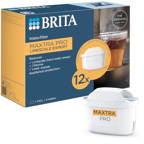BRITA Water Filter Cartridge MAXTRA PRO Limescale Expert - 12 Pack
