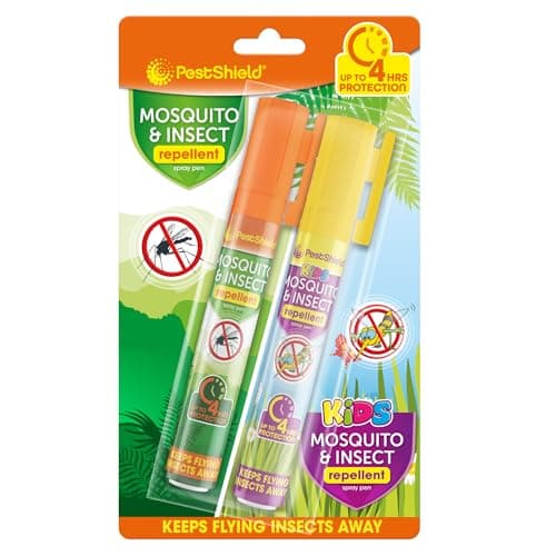 PestShield Mosquito & Insect Repellent Spray Pens (2 x 10ml)