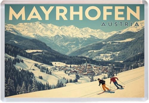 Mayrhofen - Austria - Jumbo Artistic Fridge Magnet 96 x 67mm BBSFHM3121