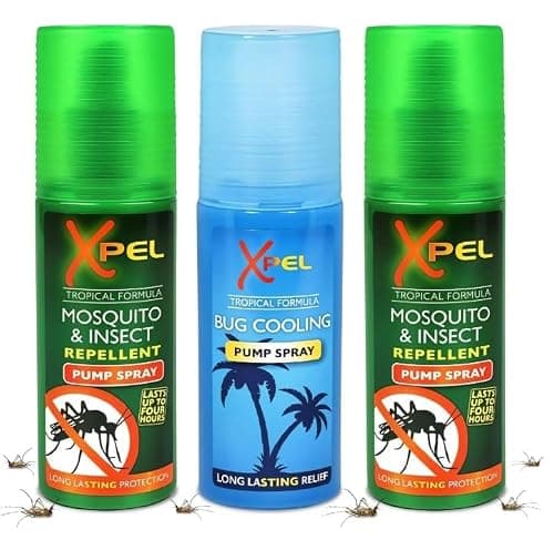 Mosquito & Insect Repellent Spray 70ml 3-Pack - Exclusive AG Total Health Bundle