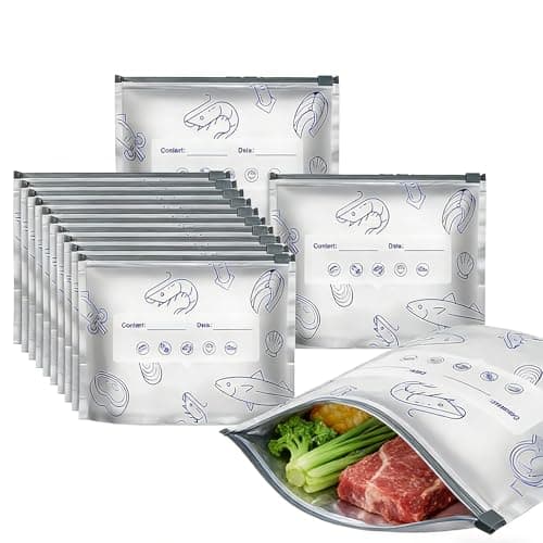 30 PCS Reusable Aluminum Foil Sealable Bags