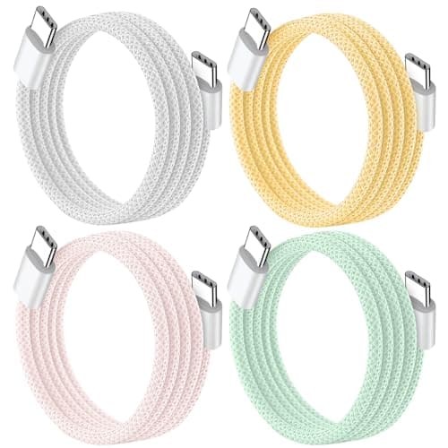 RTDHO 4 Pack USB C to USB C Cable 60W Charger Cable Fast Charging Type C