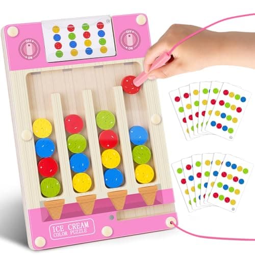Montessori Toys for 3-6 Year Olds Girls, Kids Plane Activities Maze Game