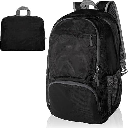 Waterproof Rucksack for Men, 28L Foldable Lightweight Backpack for Men