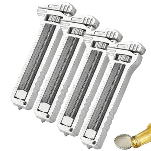 Compact Titanium Multitool, Mini Multitool Wrench with Adjustable Pocket Wrench, Bottle Opener, Nail Puller & EDC Multi-Tool for Camping, Hiking, Travel (4)