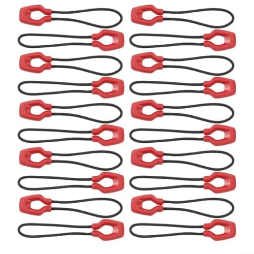 Luminous Zipper Pulls Replacement Cord, 20 Pack Glow in Dark Zipper