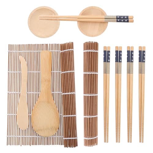 Bamboo Sushi Making Kit Tool Set for Homemade Rolls