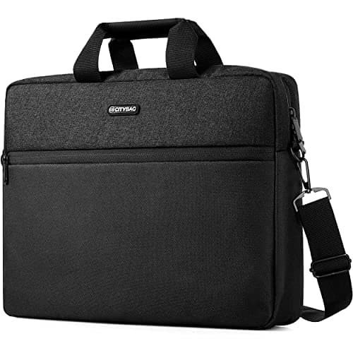 Laptop Shoulder Bag For 15.6 Inch Laptops - Modern 15 Inches Laptop Messenger Bag, Business Briefcase Laptop Bag - Compact Tablet/Computer Carrying case For All 15 Laptop Brands In The UK