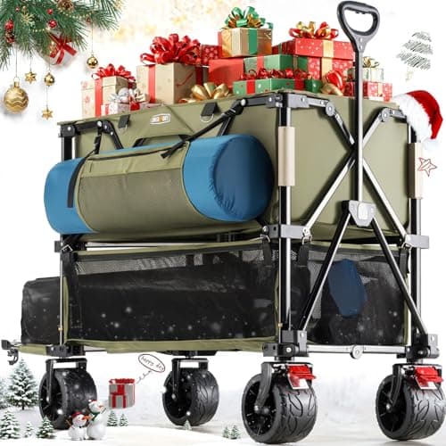 Overmont 400L Double Decker Folding Wagon – Heavy‑Duty