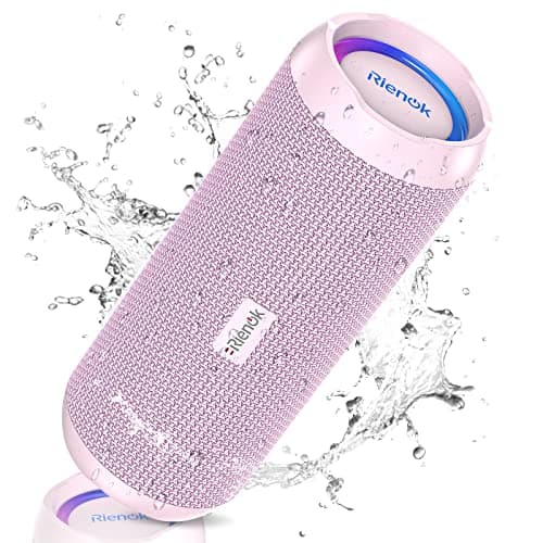 RIENOK Bluetooth Speaker 30W Wireless Speaker Portable Dual Pairing HD Stereo Sound IP67 Waterproof Bluetooth 5.0 Outdoor Sport Speaker