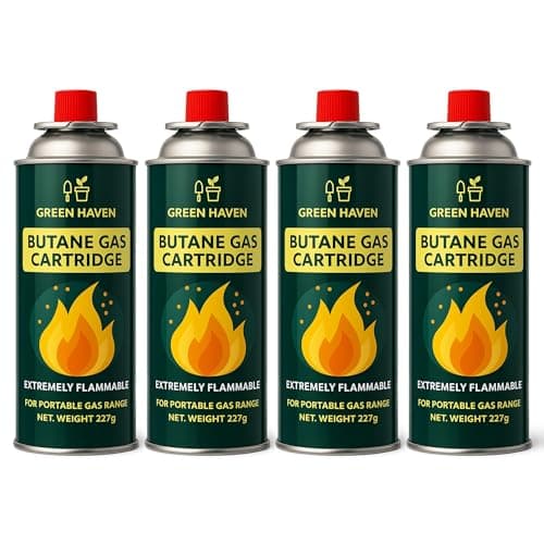 Green Haven Camping Gas Canisters | Butane Canisters EN417 Camping Stove